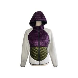 Mountain Hardwear Altius Hybrid Hoodie Sherpa Puffer Full Zip Jacket Size Small